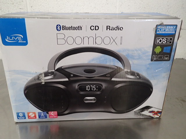 lot 232 image: BluetoothCDRadio Boombox