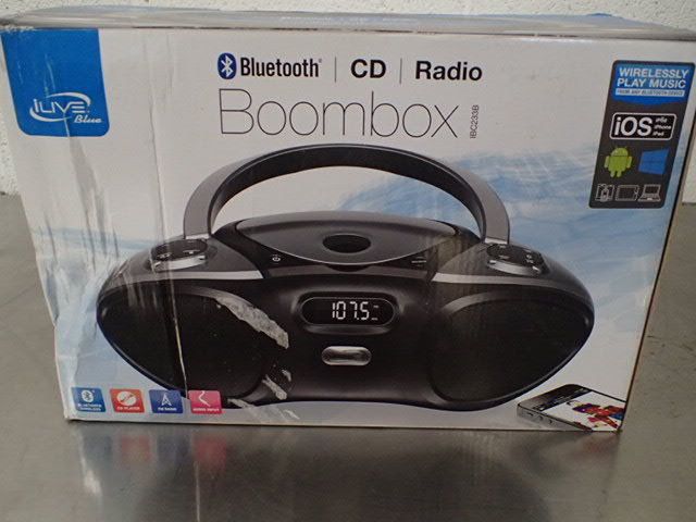 lot 233 image: BluetoothCDRadio Boombox