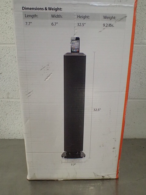 lot 235 image: Tower Sound Bar with Built in Subwoofer