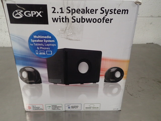 lot 237 image: 2.1 Speaker System with Subwoofer