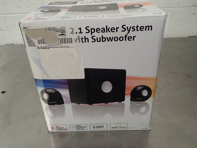 lot 243 image: 2.1 Speaker System with Subwoofer