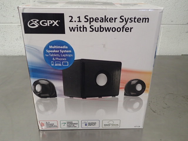 lot 246 image: 2.1 Speaker System with Subwoofer