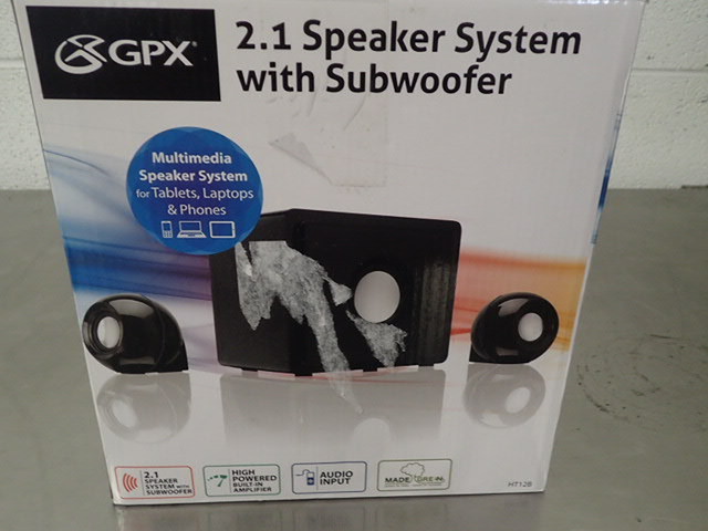 lot 247 image: 2.1 Speaker System with Subwoofer
