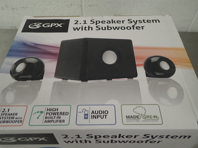 lot 248 image: 2.1 Speaker System with Subwoofer