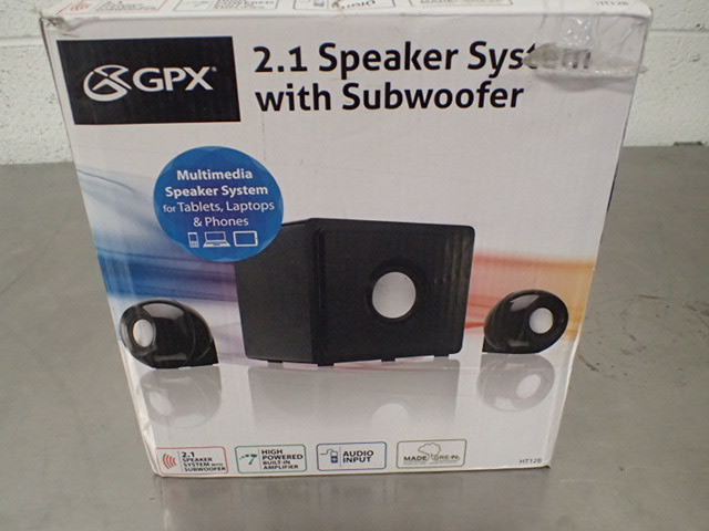 lot 249 image: 2.1 Speaker System with Subwoofer