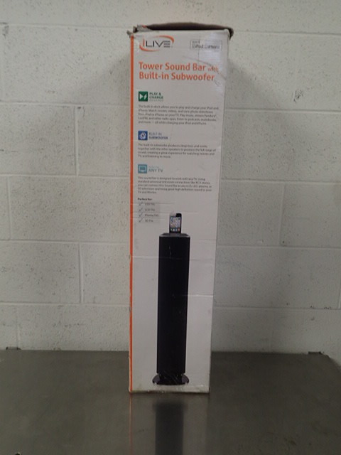 lot 259 image: Tower Sound Bar with Built in Subwoofer