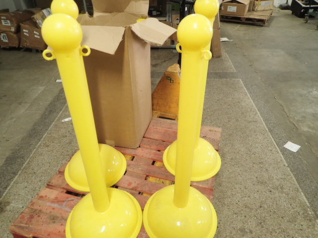 lot 7231 image: (4) Caution Barriers