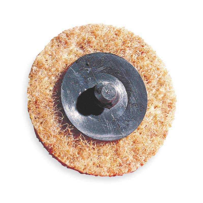 lot 7049 image: NORTON 3 Quick Change Disc, Aluminum Oxide, TR, 120 Grit, Fine, Non-Woven, Rapid Prep