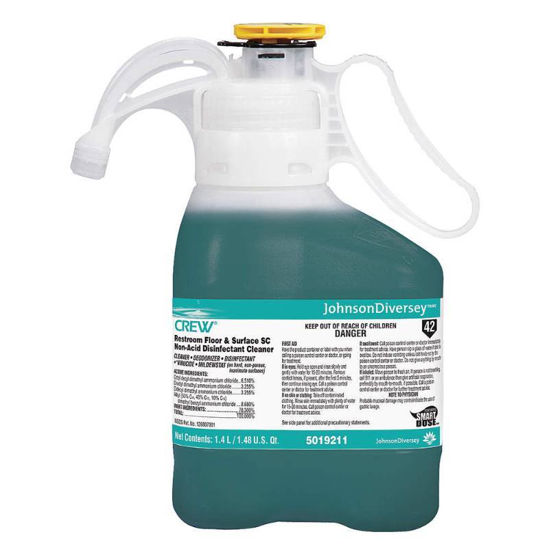 lot 7277 image: Lot of Bathroom Cleaner 1.4L Fresh,Green