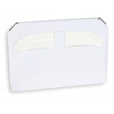lot 7208 image: Toilet Seat Cover, Sheet Size 14-14 In. x 17-18 In., Fold Type Half Fold, White, Number of Sheets 250, Package Quan...