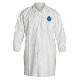 lot 7247 image: DUPONT TY211SWHMD003000 Disp Lab Coat, Polyethylene, White, M, PK30. More details Disposable Lab Coat, Size M, White...