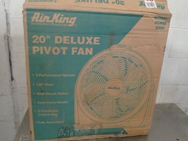 lot 7500 image: Air King 20 Deluxe Pivot Fan
