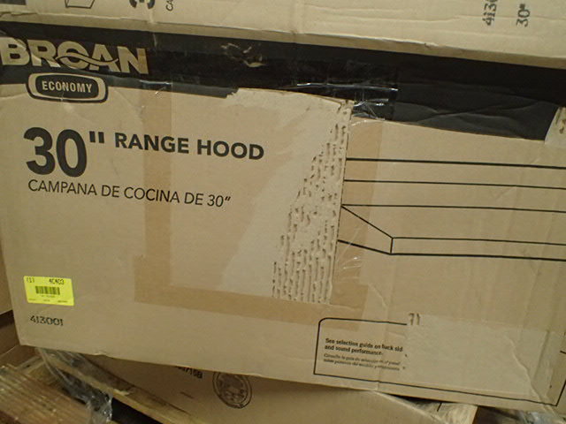lot 47 image: BROAN Range Hood, 30 In