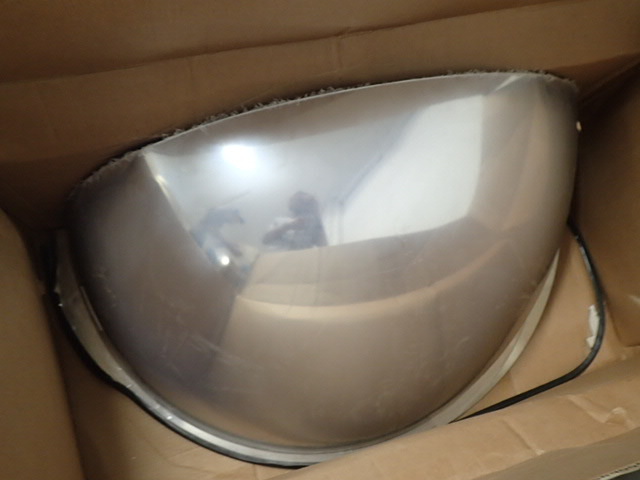 lot 113 image: Caution Reflective Corner Mirror