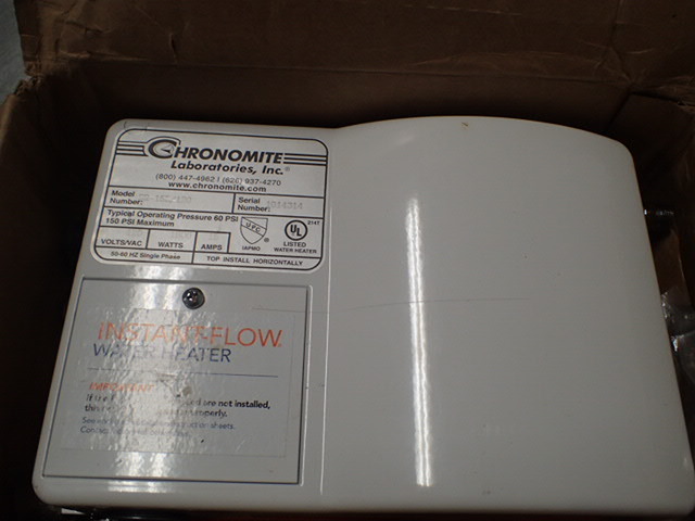lot 100 image: Chonomite Laboratories Undersink Tankless Water Heater