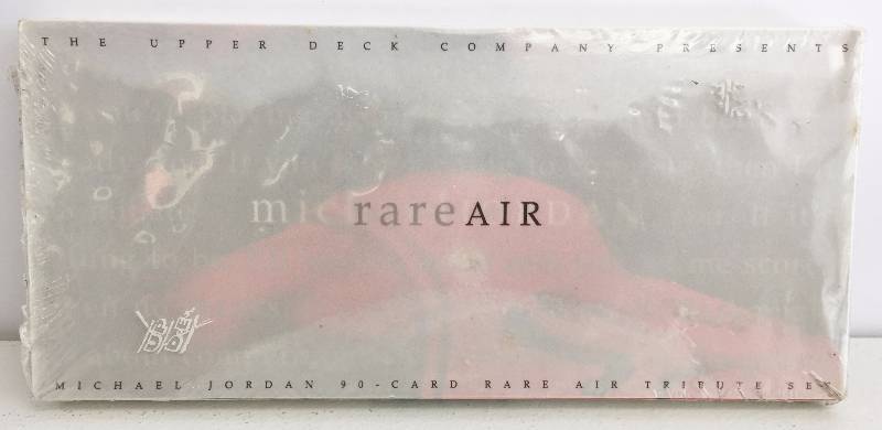 lot 1024 image: 199495 Michael Jordan Rare Air Upper Deck Factory Sealed (90) Card Set - Amazing Must See