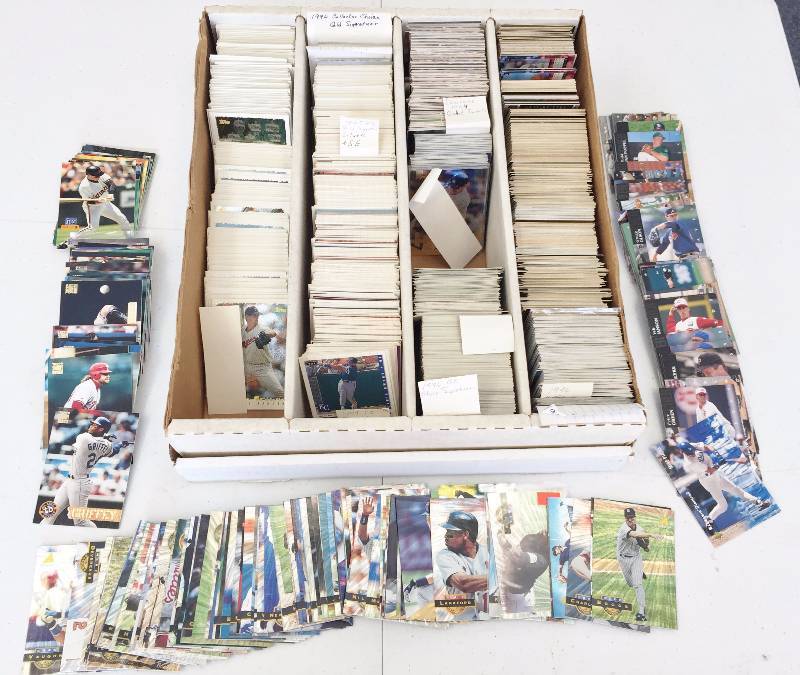 lot 1079 image: Incredible 3,200 Ct Box of Premium Baseball - Literally only Parallels and Subset Cards - Filled w Superstars - Ridiculous Book Value - Well over $1,000