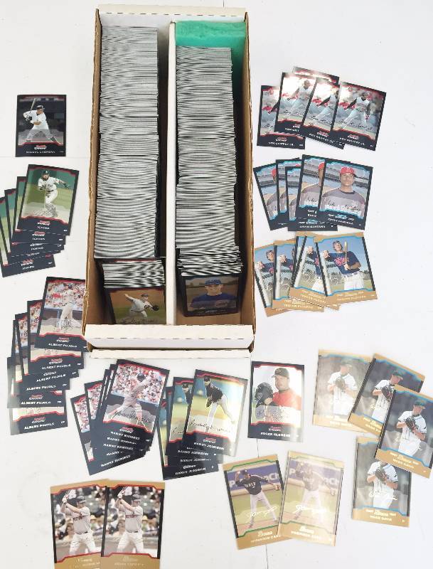 lot 1087 image: 2004 Bowman Chrome (Premium) 1600 Ct. Box - Loaded w Superstars & Rookies - Must See Incredible Book Value $250 