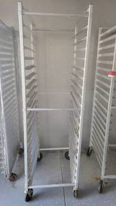 lot 6106 image: Mobile Win-Holt Aluminum Sheet Pan Rack