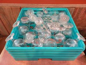 lot 9504 image: Assortment of Cognac Glass in Drying Rack