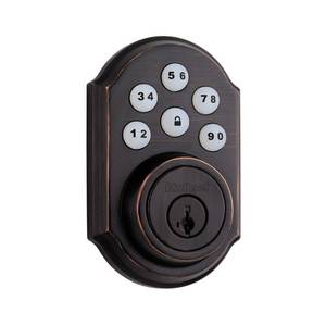 lot 50975 image: Kwikset 909 Smartcode Traditional Electronic Deadbolt