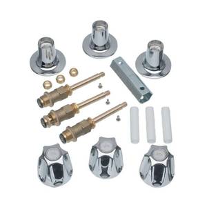 lot 50996 image: Danco Chrome TubShower 3-Handle Remodeling Kit for Price Pfister Verve