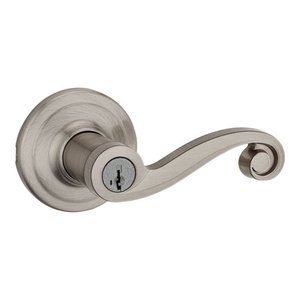 lot 51007 image: Kwikset Lido Satin Nickel Entry Lockset ANSIBHMA Grade 2 KW1 1-34