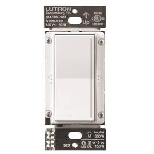 lot 51019 image: Lutron Sunnata Touch Dimmer with LED Advanced Technology, for LED, White