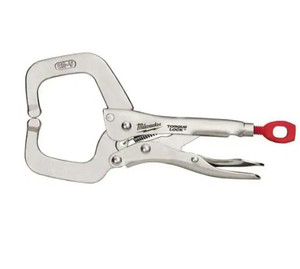 lot 51036 image: Milwaukee 6 in. Torque Lock Locking C-Clamp with Regular Jaws