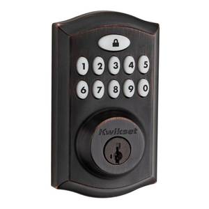 lot 51057 image: Kwikset 913 Smartcode Traditional Electronic Deadbolt