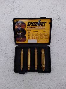 lot 51065 image: Estwing 45 oz. Dead-Blow HammerOntel Speed Out Titanium Damaged Screw Bolt Extractor 4 piece Set w Storage Case