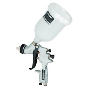 lot 51081 image: Husky Spray Gun Air Paint Sprayer Gravity Feed HVLP Mini Touch Painting Tools