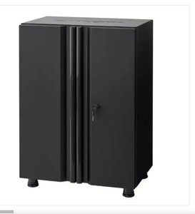 lot 51122 image: Husky Regular Duty Welded 24-Gauge Steel 2-Door Garage Base Cabinet in Black