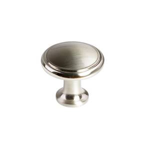 lot 51184 image: South Main Hardware 1-316 in. Satin Nickel Modern Round Flat Cabinet Knob (25-Pack)