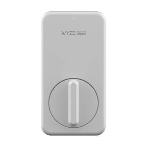 lot 51208 image: Wyze - Lock - Wi-Fi and App Enabled Smart Door Lock - Silver