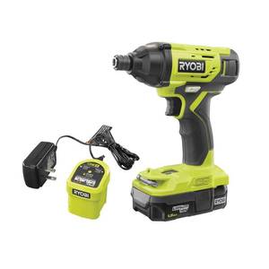 lot 51209 image: 18V ONE Cordless 14 in. Impact Driver Kit with 1.5 Ah Battery and Charger
