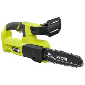 lot 51234 image: RYOBI ONE 18V 8 in. Cordless Battery Pruning Chainsaw (Tool Only)