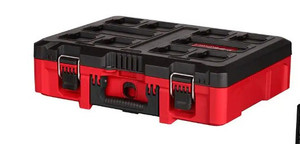 lot 51264 image: Milwaukee PACKOUT 16 in. Portable Modular Tool-Box Case with Customizable Insert