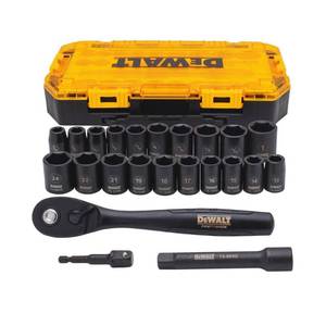lot 51265 image: TOUGH BOX 23PC 12 DR IMPACT SOCKET SET