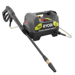 lot 51297 image: RYOBI Reconditioned 1,600 PSI 1.2 GPM Electric Pressure Washer