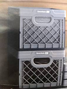 lot 51328 image: 2 - CleverMade eco collapsible milk crate, 25L
