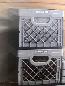 lot 51334 image: 2 - CleverMade eco collapsible milk crate, 25L