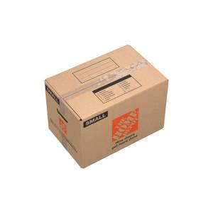 lot 51337 image: 10 - of The Home Depot 17 in. L x 11 in. W x 11 in. D Small Moving Box with Handles