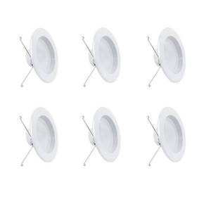 lot 51350 image: Feit Electric 7420060 0.83 in. 5000K Recessed Retrofit LED Downlight - Pack of 6