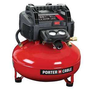 lot 51393 image: Porter-Cable C2002 6-Gallon Pancake Compressor