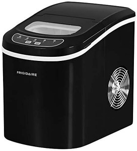 lot 11178 image: FRIGIDAIRE EFIC101-BLACK Portable Compact Maker, 26 lb per Day, Ice Making Machine, Black AmazonsChoicefor ice machines