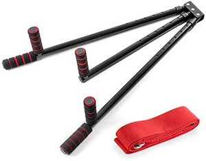 lot 11181 image: 3 Bar Leg Stretcher � Stainless Steel Split Machine MMA Equipment Hamstring Stretcher Device Boosts Range of Motion and Stretching Flexibility � Yoga, Ballet, Dance and Gymnastics Training Equipment AmazonsChoicefor leg split stretcher