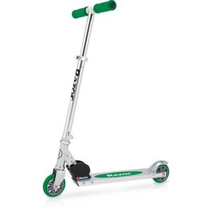 lot 19981 image: Razor A Kick Scooter for Kids - Lightweight, Foldable, Aluminum Frame, and Adjustable Handlebars