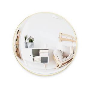 lot 19982 image: Umbra 1015725-104 23 in Convexa Wall Mirror, Brass