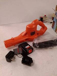 lot 43084 image: black decker cordless hard surface sweeper